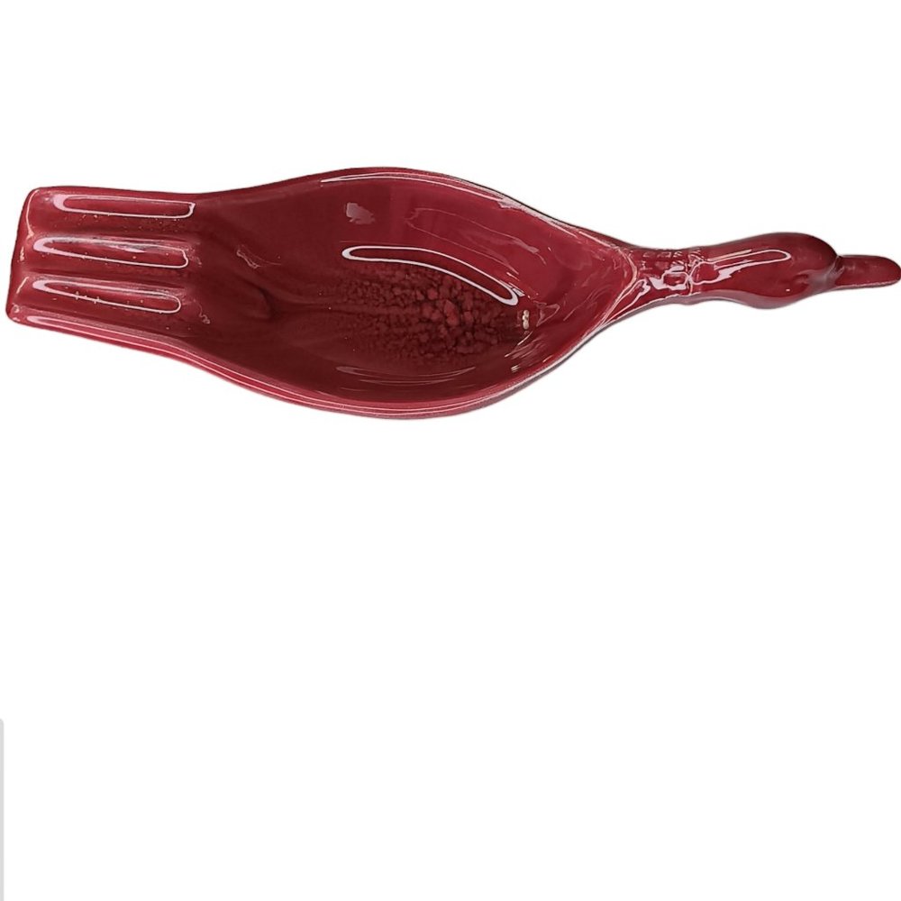 Vintage Red Duck Ashtray California Originals 1960s MCM Ceramic
